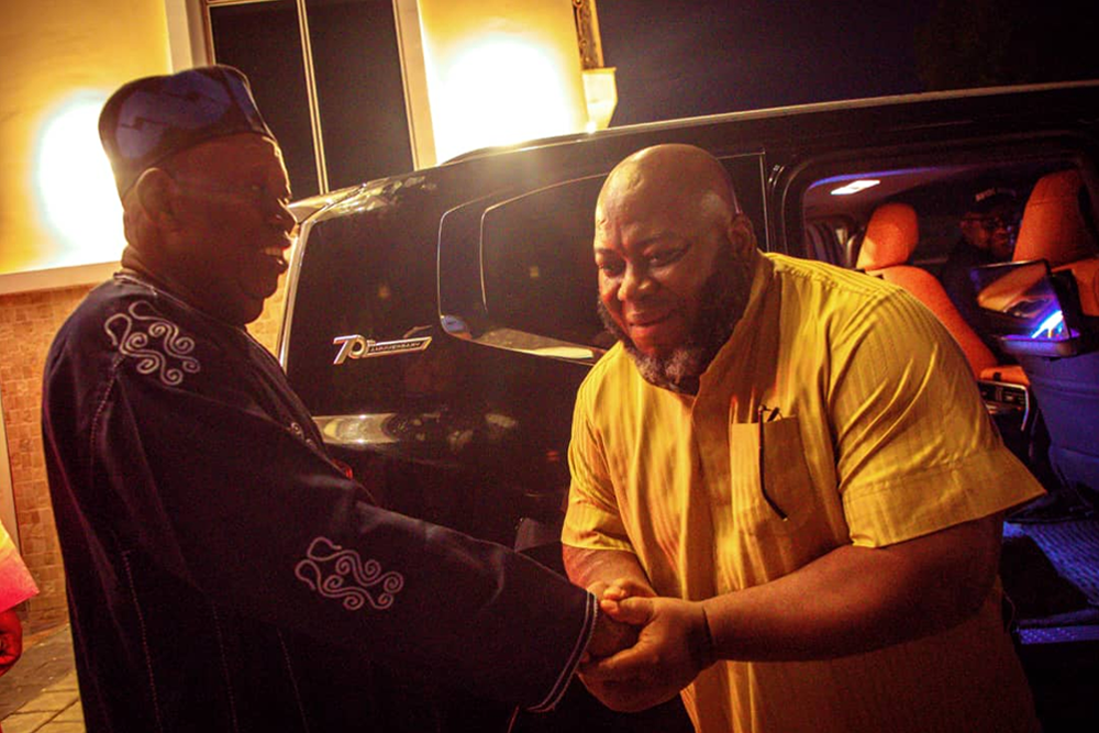 Photo News Dokubo Visits Apc National Chairman In Abuja News Beat 